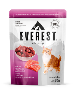 Imagem de ALIMENTO P/ GATOS EVEREST 100G ADULTOS - CUBOS DE