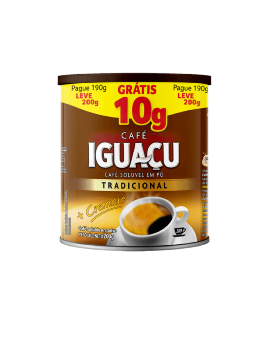 Imagem de CAFE IGUACU LV200PG190G SOLUVEL TRADICIONAL