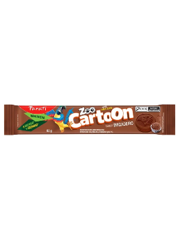 Imagem de BISCOITO RECHEADO ZOO CARTOON 85G BRIGADEIRO