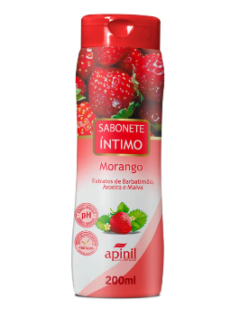 Imagem de SABONETE INTIMO APINIL 200ML MORANGO