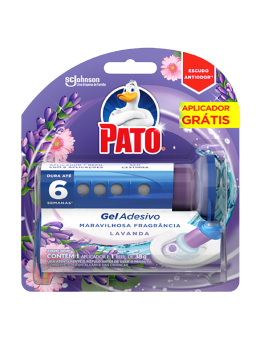 Imagem de PATO GEL ADESIVO C/6 APARELHO GRTS LAVANDA