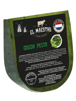 Imagem de QUEIJO MATURADO MANJERICAO E ALHO EL MAESTRO KG 