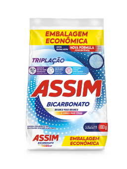 Imagem de SABAO EM PO ASSIM 800G BICARBONATO TRIPLACAO