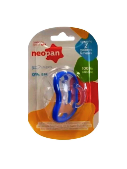 Imagem de CHUPETA NEOPAN ORTOD N2 SILICONE AZUL