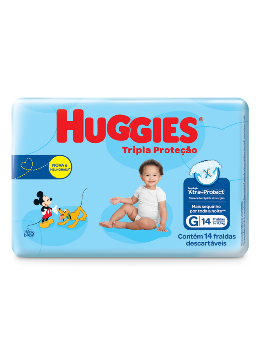 Imagem de FRALDA HUGGIES TRIP.PROT.JUMBINHO G-14UN