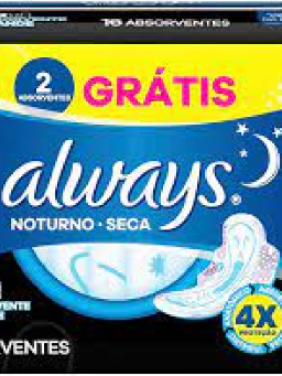 Imagem de Absorvente Always C/ 16 Seca Noturno