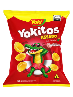 Imagem de SALGADINHO YOKITOS 153G CONCHINHAS PRESUNTO 
