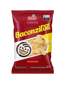 Imagem de SALGADINHO ELMA CHIPS 86G BACONZITOS