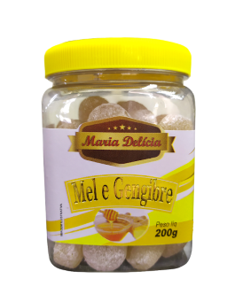 Imagem de BALAS MARIA DELICIA 200G MEL E GENGIBRE