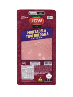 Imagem de MORTADELA JCW 100G BOLOGNA DEFUMADA
