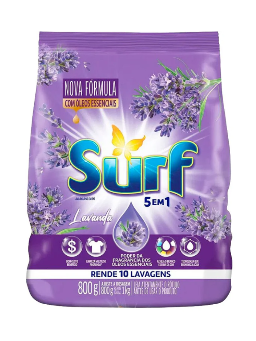 Imagem de SABAO EM PO SURF 800G LAVANDA