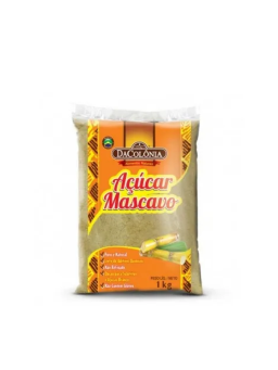 Imagem de ACUCAR DA COLONIA 1KG MASCAVO