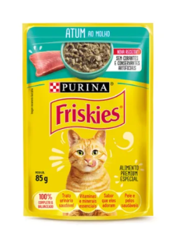 Imagem de ALIMENTO P/ GATOS FRISKIES 85G ATUM 
