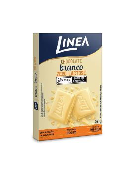 Imagem de CHOCOLATE LINEA BRANCO 30G ZERO LACTOSE