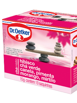 Imagem de Cha Dr Oetker 15g Hibisco Verde Canela pimenta