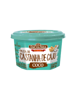 Imagem de PASTA DE AMENDOIM DA COLONIA 200G CAJU E COCO