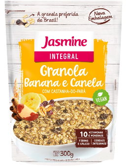 Imagem de Granola Jasmine 300g Grain Flakes Banana e Canela