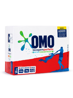 Imagem de Sabao Em Po Omo 1,6kg Lavagem Perfeita