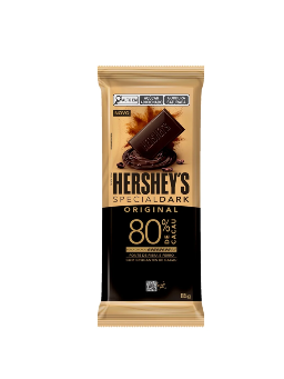 Imagem de CHOCOLATE HERSHEYS 85G 80% CACAU 
