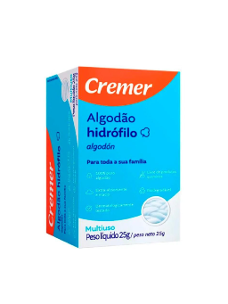 Imagem de Algodao Cremer Hidr.Caixa 25g