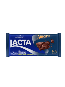 Imagem de Chocolate Lacta 80g Amaro 40% Cacau