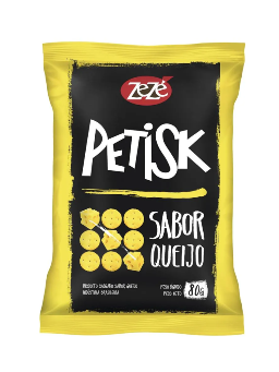 Imagem de BISCOITO ZEZE 80G PETISK QUEIJO