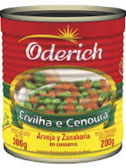 Imagem de Ervilha e Cenoura Oderich 200g