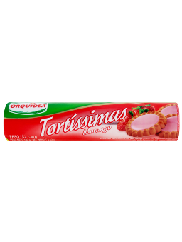 Imagem de BISCOITO RECHEADO ORQUIDEA 130G TORTISSI MORANGO