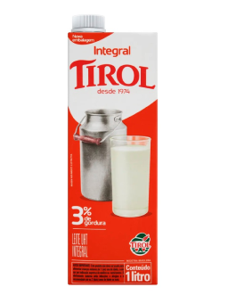 Imagem de Leite Tirol 1 Litro Integral C/ Tampa