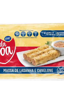 Imagem de MASSA DABOA 500G P/ LASANHA & CANELONE