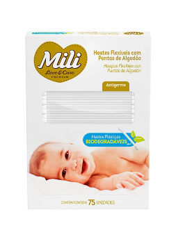 Imagem de Hastes Flexiveis Mili C/75 Love Care