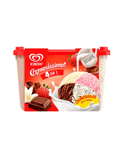 Imagem de Sorvete Kibon 2 Litros 4 Em 1