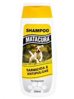 Imagem de Shampoo Matacura 200ml Sarnicida e Antipulgas