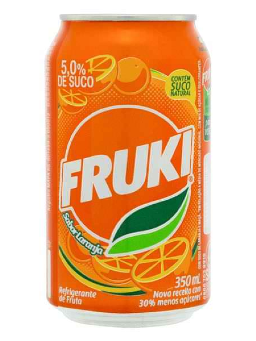 Imagem de Refrigerante Fruki 350ml Laranja 