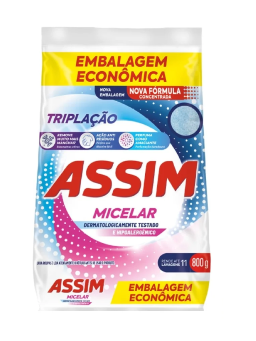 Imagem de SABAO EM PO ASSIM 800G MICELAR TRIPLACAO