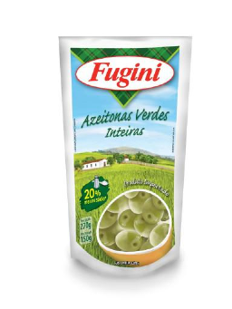 Imagem de AZEITONA FUGINI 270G VERDES INTEIRAS SACHET