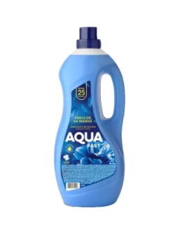 Imagem de Amaciante De Roupas Aquafast 2 Litros Frescor Da Manha Azul