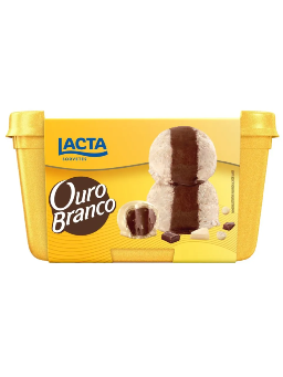 Imagem de SORVETE LACTA 485G OURO BRANCO 