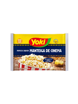 Imagem de Pipoca Yoki 100g Popcorn Manteiga Cinema