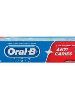 Imagem de Creme Dental Oral-B 70g 1.2.3.Anticaries