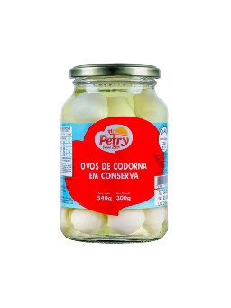Imagem de OVO DE CODORNA PETRY 300G CONSERVA TRAD
