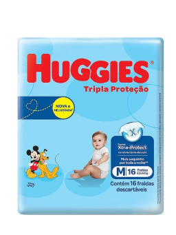 Imagem de FRALDA HUGGIES TRIP.PROT.JUMBINHO M-16UN