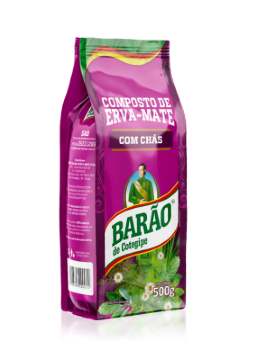 Imagem de Erva Mate Barao 500g Com Chas