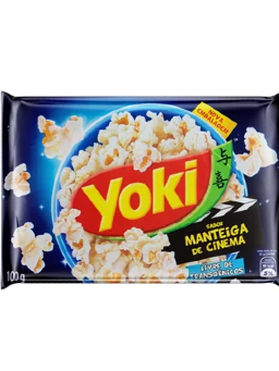 Imagem de Pipoca Yoki 100g Popcorn Manteiga Cinema