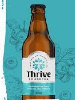 Imagem de Bebida Kombucha 300ml Thrive Blueberry Azul Mirtilo