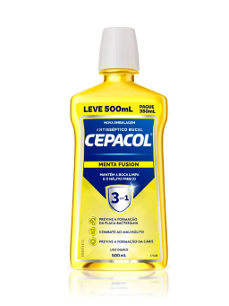 Imagem de ENXAGUANTE BUCAL CEPACOL LV500PG350ML MENTA