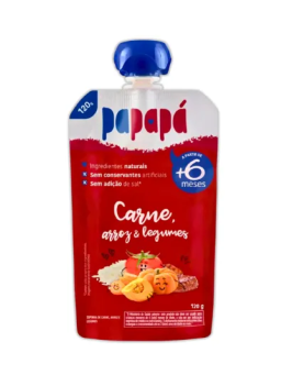 Imagem de PAPINHA ORG PAPAPA 100G CARNE, ARROZ E LEGUMES