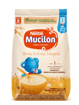 Imagem de MUCILON NESTLE 180G ARROZ E AVEIA INTEGRAL