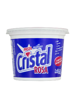 Imagem de PASTA CRISTAL 500G  MULTIUSO ROSA