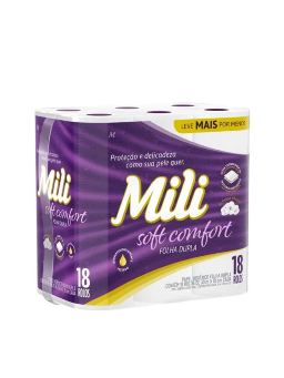 Imagem de PAPEL HIG MILI 30M C/18 ROLOS SOFT COMFORT F DUPLA